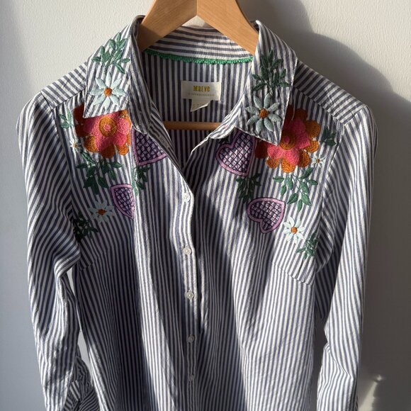 Maeve by Anthropology Button Down Shirt - Picture 2 of 8